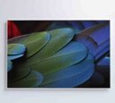 Ver imagem 4 de Quadro Penas Verdes - 120x80 - Tecido Canvas