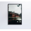 Ver imagem 7 de Quadro Templo Japonês - 60x90 - Tecido Canvas