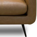 Ver imagem 6 de Poltrona Decorativa para Sala Living Industrial 88cm Dijon L06 Couro Camel - Lyam Decor