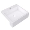 Cuba para Banheiro Quadrada Trevalla xq395W Semi Encaixe Branca - 2