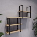 Ver imagem 1 de Prateleira Suspensa Estilo Industrial Moderna Escritório