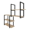 Ver imagem 4 de Prateleira Suspensa Estilo Industrial Moderna Escritório