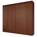 Ver imagem 2 de Guarda Roupa Carolina 6 Portas com Espelho Interno MDF Pm Home