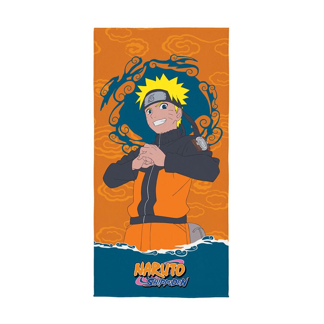 Toalha de Praia Infantil Aveludada Naruto
