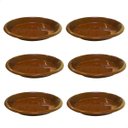 Ver imagem 1 de Kit 6 Pratos para Vaso Redondo Suporte para Planta 27x3,5cm