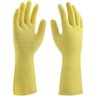 Luva Látex Forrada Antiderrapante Amarela 07 M Mucambo - 1