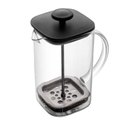 Ver imagem 1 de Cafeteira/prensa Francesa Lyor Vidro Preta Quadratta 700ml