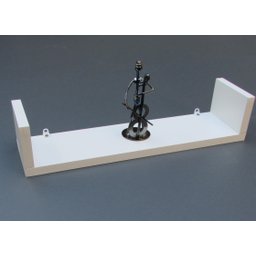 Prateleira Livros 30 x 15 cm Kit 2 Peças em MDF Branco Eví Decor - 5