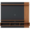Ver imagem 2 de Painel Home Suspenso para Tv 70 Polegadas Juriti Noce Milano Preto Clb