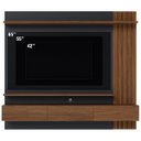 Ver imagem 3 de Painel Home Suspenso para Tv 70 Polegadas Juriti Noce Milano Preto Clb