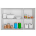 Ver imagem 3 de Armário Aéreo 3 Portas 120 Cm Olivia