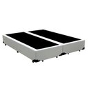 Ver imagem 1 de Cama Box Queen 158 Bipartido - Tecido Suede Branco