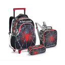 Ver imagem 1 de Kit Mochila Spider Aranha Rodinha Lancheira, Estojo Infantil - Seanite