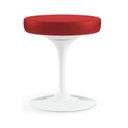 Ver imagem 1 de Banqueta Tulipa Saarinen Branca - Vermelho