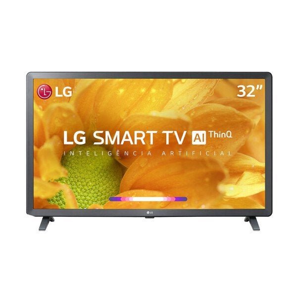 Smart TV LED 32 Polegadas Lg 3 HDMI 2 USB Wi-Fi Bluetooth 32Lm627Psb