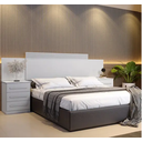 Ver imagem 1 de Cabeceira Extensiva Casal Queen Império Benetil Móveis - Branco