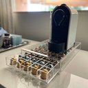 Ver imagem 3 de Porta Cápsulas Nespresso em Acrílico com gaveta para 40 Un Centauri Acrílicos PCN-40-1GV