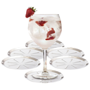 Ver imagem 5 de Kit Porta Copos Mesa Descanso Aço Inox 30 Unidades Atacado Cor:inox