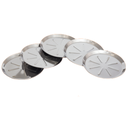 Ver mais imagens de Kit Porta Copos Mesa Descanso Aço Inox 30 Unidades Atacado Cor:inox