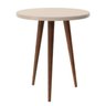 Mesa de Canto Legs Pés Palito Malbec/ Off-White Bizuti Moveis - 1