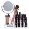 Organizador Com Espelho Duplo Porta Maquiagem Em Acrílico - 1