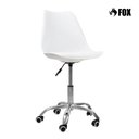 Ver imagem 5 de Cadeira de Escritório Secretária Fox Base Giratória Branca F032