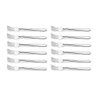 Jogo 12 Garfos de Mesa 18cm Aço Inox Brinox Siena Talheres Cozinha Refeições Mesa Posta - 1