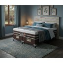 Ver imagem 1 de Cama Box King Castor Silver Star Air One Face Pocket Hibrido 193x203x59 + Box Castor