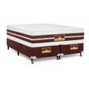 Ver imagem 2 de Cama Box King Castor Silver Star Air Double Pocket Hibrido 193x203x61 + Box Castor