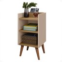 Ver imagem 5 de Mesa de Cabeceira Criado Quarto Escritório Max Retro - Fendi e Hanover