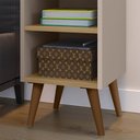 Ver imagem 3 de Mesa de Cabeceira Criado Quarto Escritório Max Retro - Fendi e Hanover