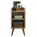 Ver imagem 6 de Mesa de Cabeceira Criado Quarto Escritório Max Retro - Fendi e Hanover