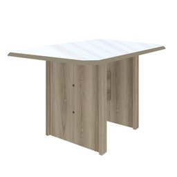 Mesa Retangular com 4 Cadeiras Castanho/off White Indekes New Charm 80x110x76 - 2