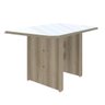 Mesa Retangular com 4 Cadeiras Castanho/off White Indekes New Charm 80x110x76 - 2