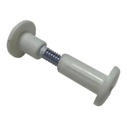 Parafuso União 3/16 Branco Para Móveis 50 Unidades - 2