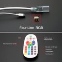Ver imagem 7 de Fonte Conector RGB 100 Metros Controle Mangueira Fita Led Iluminaçao Receptor Ambiente Decoraçao Mul
