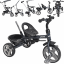 Ver imagem 3 de Triciclo Carrinho para Passeio e Pedal Kiddo Whoop Grow Azul