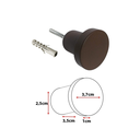 Ver imagem 6 de Espelho Decorativo Adnet Redondo 60cm com Alça Cafe