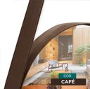 Ver imagem 3 de Espelho Decorativo Adnet Redondo 60cm com Alça Cafe