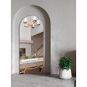 Ver imagem 2 de Espelho Vitral Decorativo Moderno Comprido 150x50 Preto