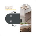 Ver imagem 4 de Espelho Vitral Decorativo Moderno Comprido 150x50 Preto