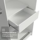 Ver mais imagens de Conjunto 2 Guarda-Roupas 4 Portas de Correr com 4 Espelhos Branco/Rustic Tokio Madesa
