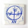 Via Sacra Azul - Cláudio Pastro 14 peças 5cm x 5cm - 3