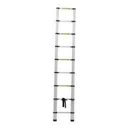 Escada Alumínio Telescópica 2.6 M 9 Degraus - Multifuncional - 3