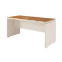 Ver imagem 7 de Mesa para Escritório com Tampo Duplo Hera - Via Nossa - Off White e Cedro