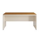 Ver mais imagens de Mesa para Escritório com Tampo Duplo Hera - Via Nossa - Off White e Cedro