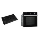 Ver imagem 1 de Conjunto de Cooktop 5 Bocas à Gás e Forno à Gás de Embutir 78L Brastemp 220V
