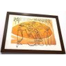 Quadro Santa Ceia Lava-pés - Cláudio Pastro 31,5cm x 43,5cm - 2