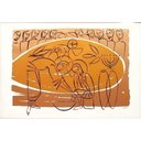 Ver imagem 1 de Quadro Santa Ceia Lava-pés - Cláudio Pastro 31,5cm x 43,5cm