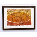 Ver imagem 3 de Quadro Santa Ceia Lava-pés - Cláudio Pastro 31,5cm x 43,5cm